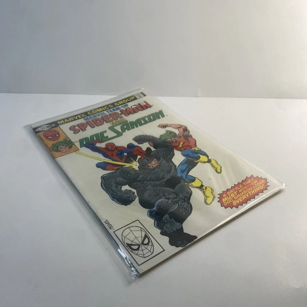 Marvel Team-Up #102 1980 Spider-Man and Doc Samson‎ + The Nam #1. VERY GOOD!